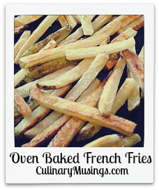 oven baked french fries