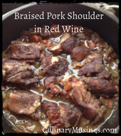 Braised Pork Shoulder in Red Wine