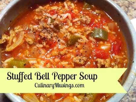 Stuffed Bell Pepper Soup Recipe