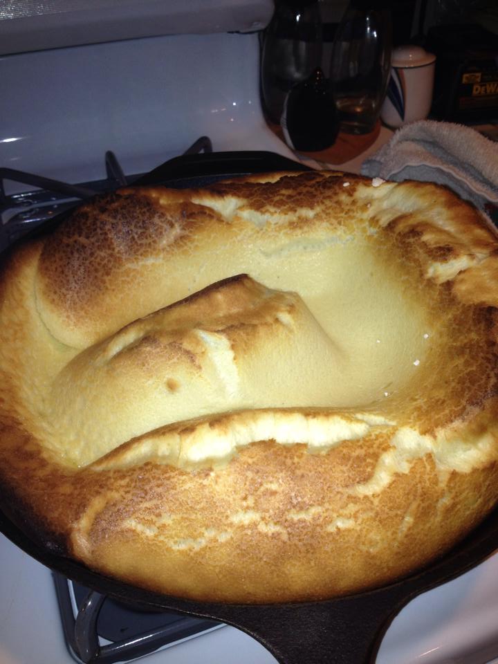 Dutch Baby cooked in a 12