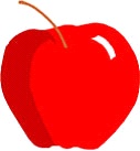 red apple