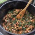 Chickpea Stew with Spinach and Almonds